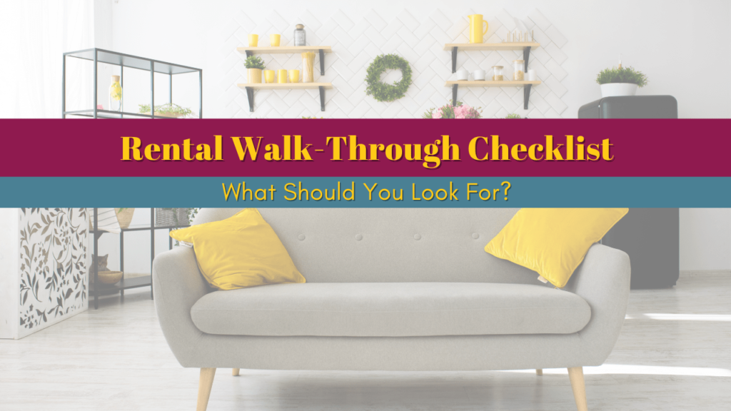 Las Vegas Rental Walk-Through Checklist - What Should You Look For? - Article Banner